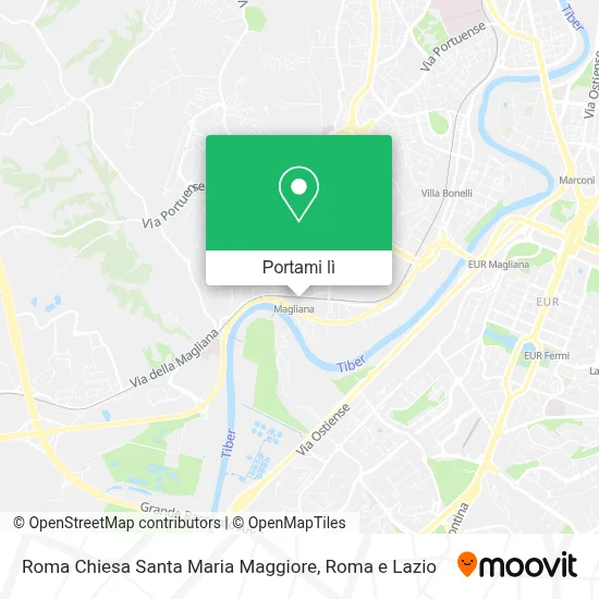 Mappa Roma Chiesa Santa Maria Maggiore