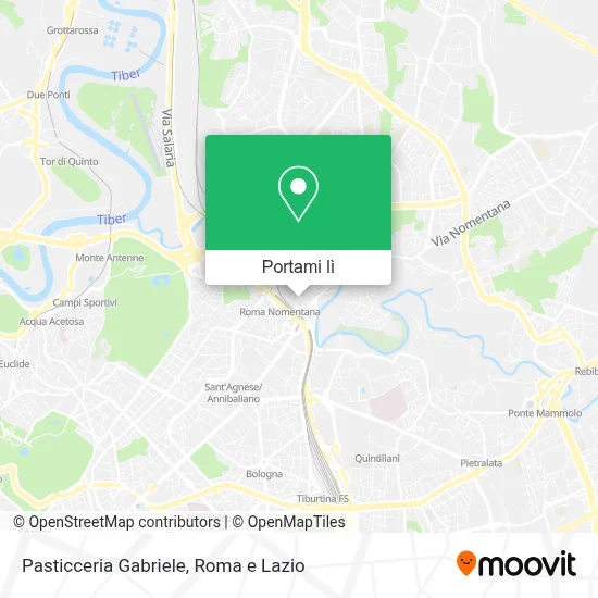 Mappa Pasticceria Gabriele