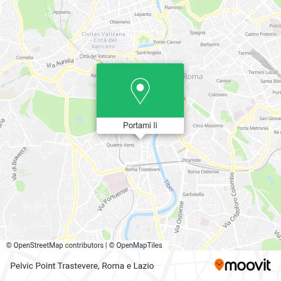 Mappa Pelvic Point Trastevere