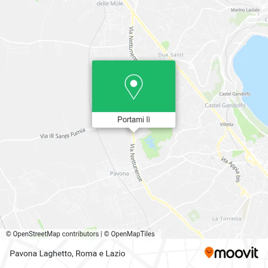 Mappa Pavona Laghetto