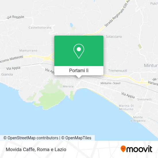Mappa Movida Caffe