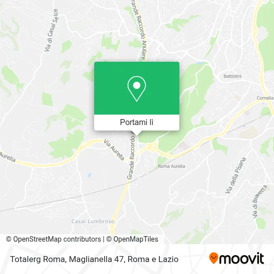 Mappa Totalerg Roma, Maglianella 47