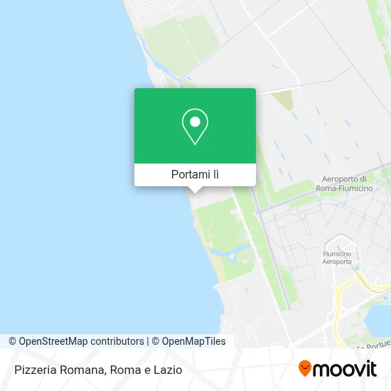 Mappa Pizzeria Romana