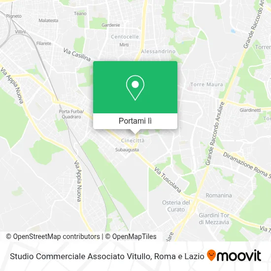 Mappa Studio Commerciale Associato Vitullo