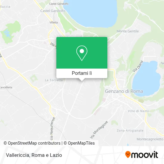 Mappa Vallericcia