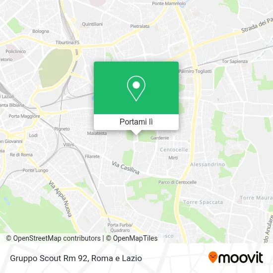 Mappa Gruppo Scout Rm 92