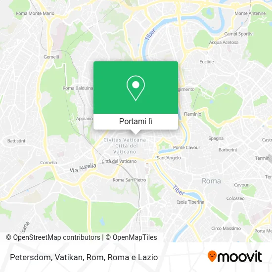 Mappa Petersdom, Vatikan, Rom