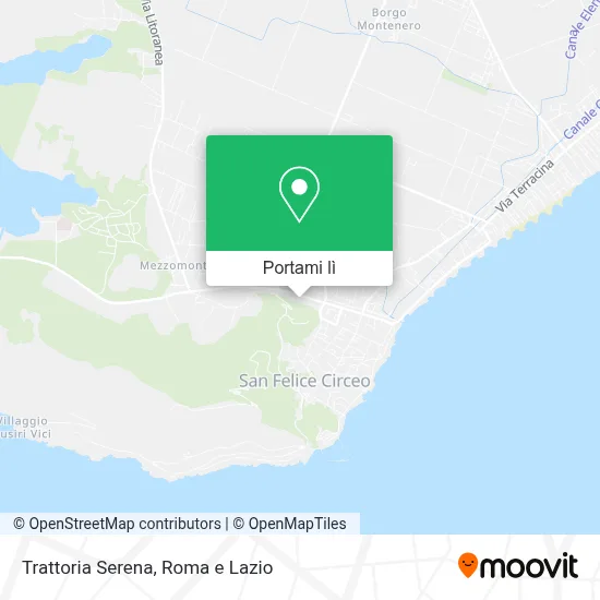 Mappa Trattoria Serena