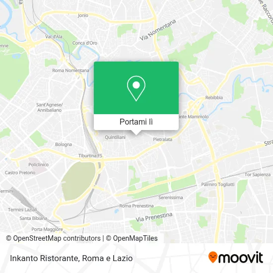 Mappa Inkanto Ristorante