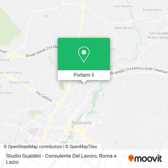 Mappa Studio Gualdini - Consulente Del Lavoro