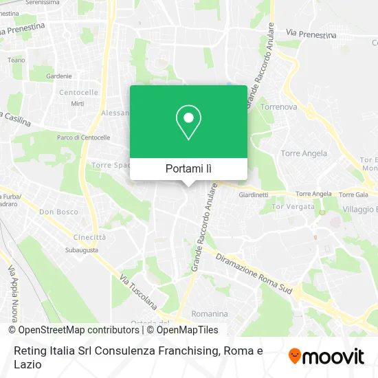 Mappa Reting Italia Srl Consulenza Franchising