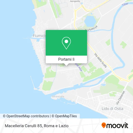 Mappa Macelleria Cerulli 85