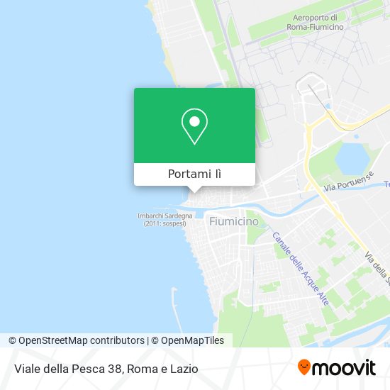 Mappa Viale della Pesca 38