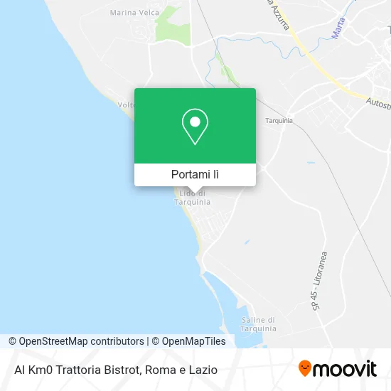 Mappa Al Km0 Trattoria Bistrot