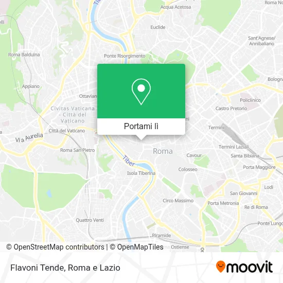 Mappa Flavoni Tende