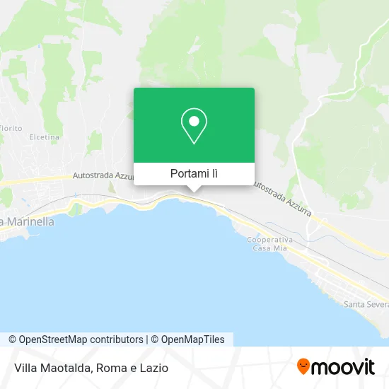 Mappa Villa Maotalda