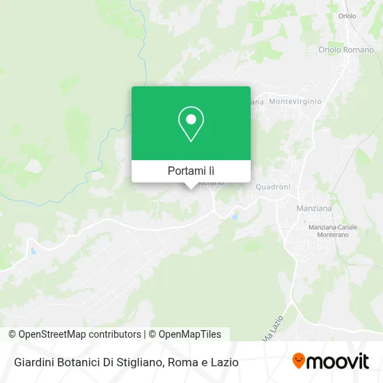 Mappa Giardini Botanici Di Stigliano