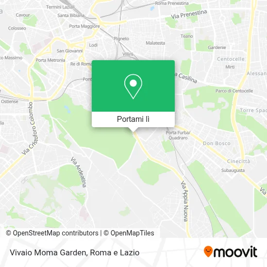 Mappa Vivaio Moma Garden