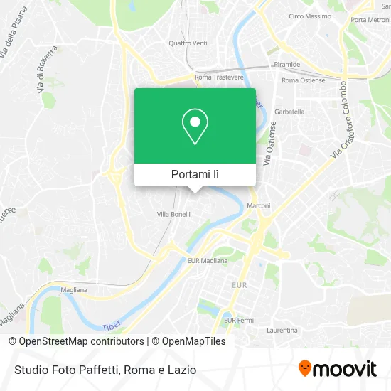 Mappa Studio Foto Paffetti