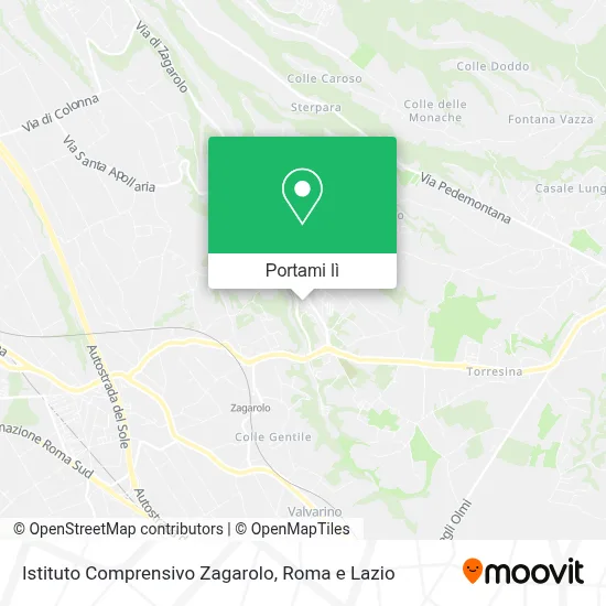 Mappa Istituto Comprensivo Zagarolo