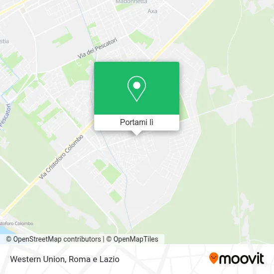 Mappa Western Union