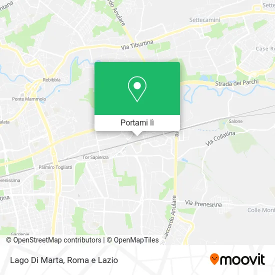 Mappa Lago Di Marta