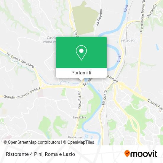Mappa Ristorante 4 Pini