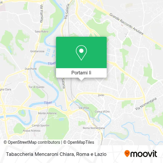 Mappa Tabaccheria Mencaroni Chiara
