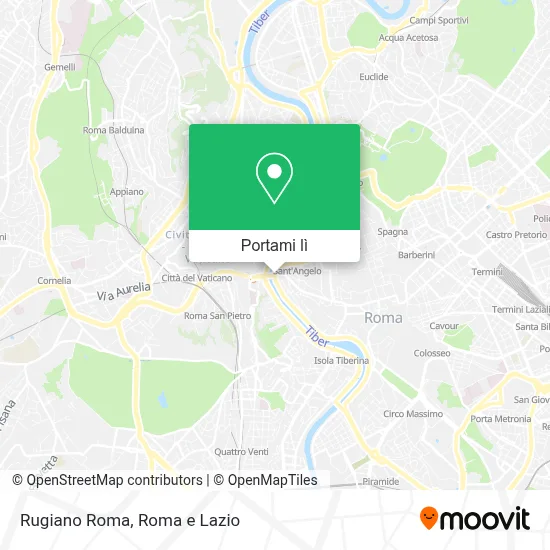 Mappa Rugiano Roma