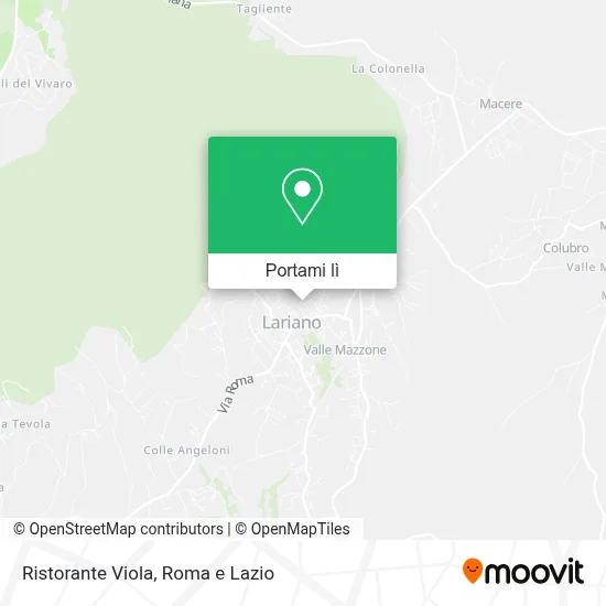 Mappa Ristorante Viola