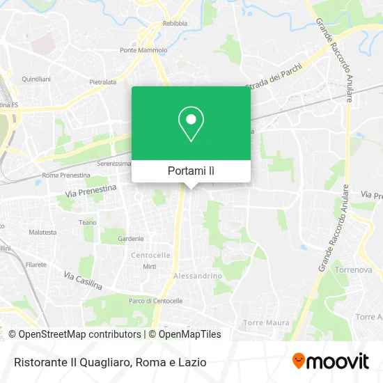 Mappa Ristorante Il Quagliaro