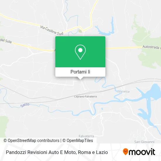 Mappa Pandozzi Revisioni Auto E Moto
