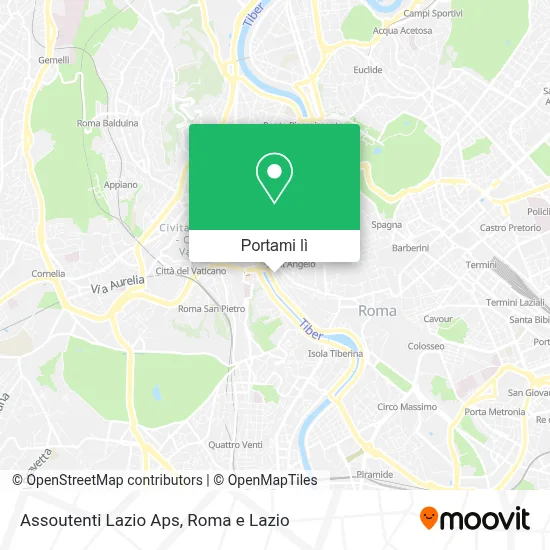 Mappa Assoutenti Lazio Aps