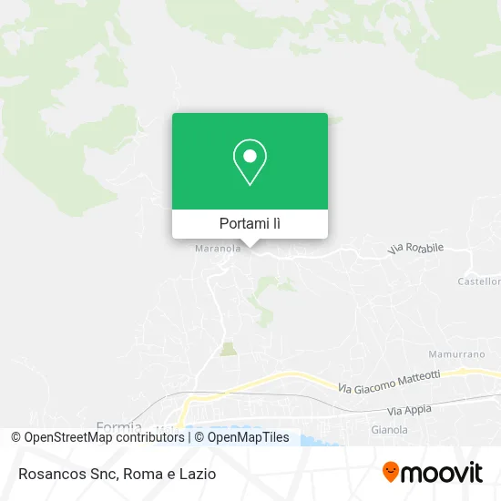 Mappa Rosancos Snc