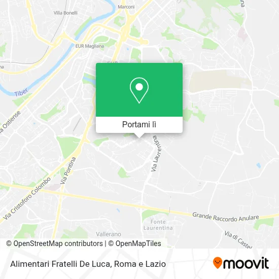 Mappa Alimentari Fratelli De Luca