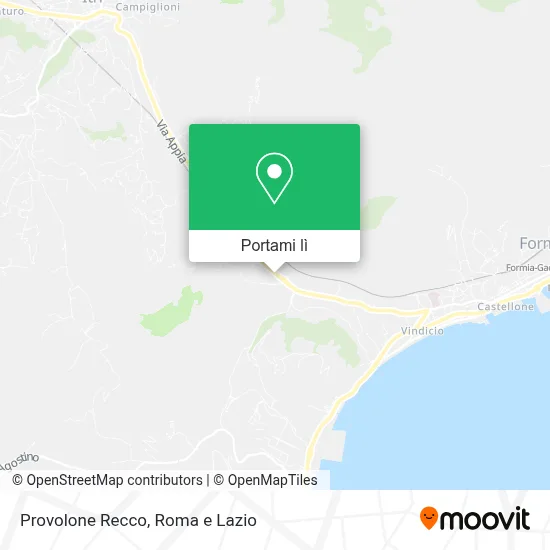 Mappa Provolone Recco