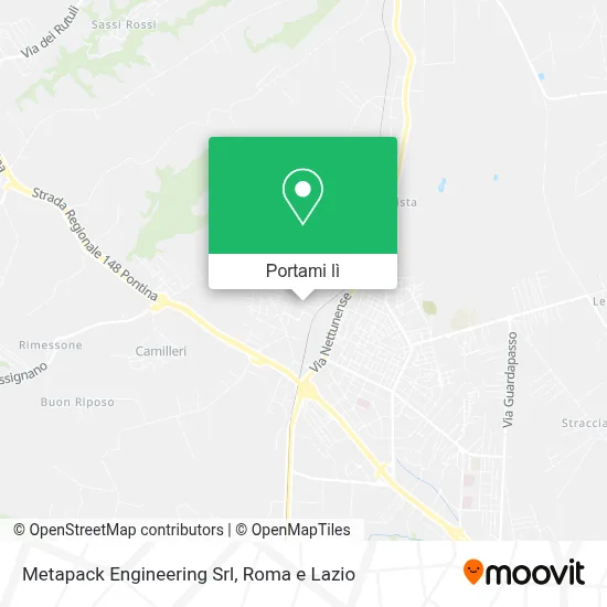 Mappa Metapack Engineering Srl
