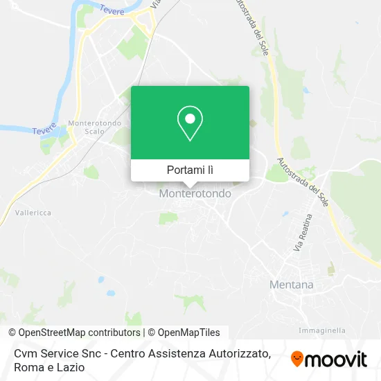 Mappa Cvm Service Snc - Centro Assistenza Autorizzato