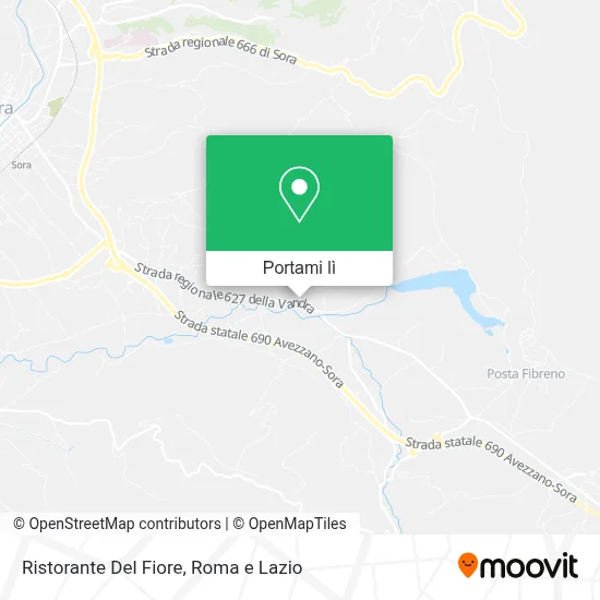Mappa Ristorante Del Fiore