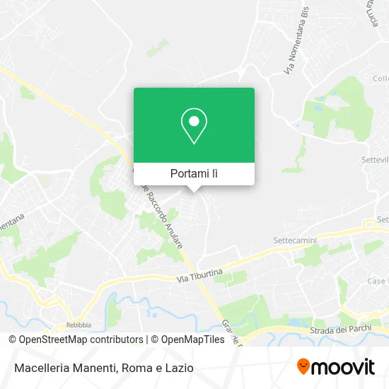 Mappa Macelleria Manenti