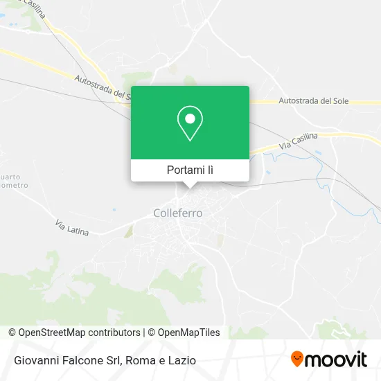 Mappa Giovanni Falcone Srl
