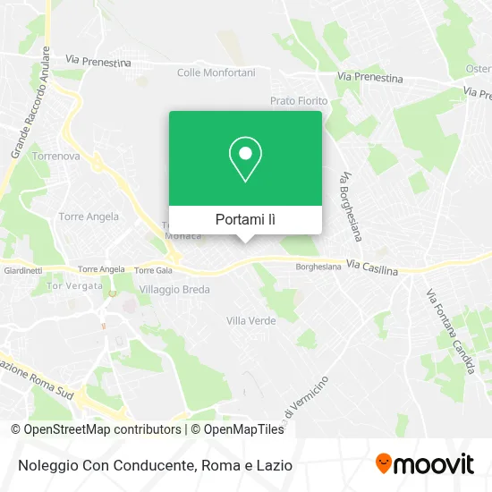 Mappa Noleggio Con Conducente