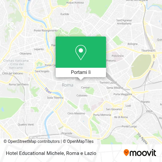 Mappa Hotel Educational Michele