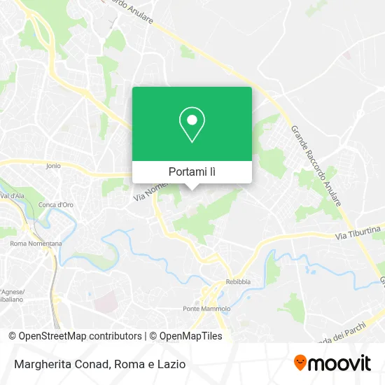 Mappa Margherita Conad
