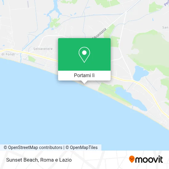 Mappa Sunset Beach