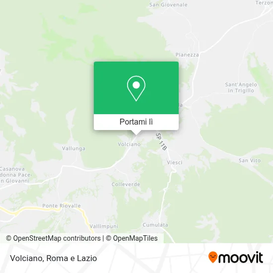 Mappa Volciano