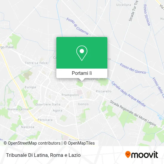 Mappa Tribunale Di Latina