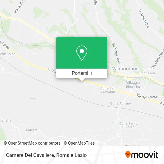 Mappa Camere Del Cavaliere
