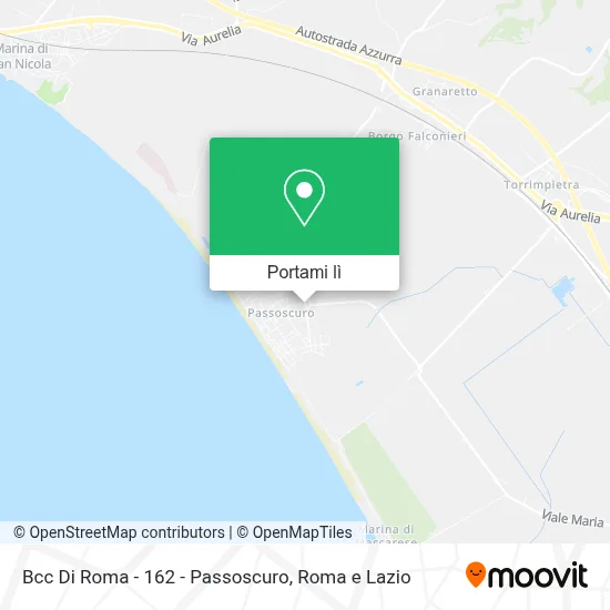 Mappa Bcc Di Roma - 162 - Passoscuro