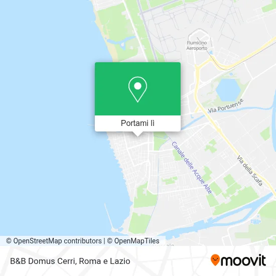 Mappa B&B Domus Cerri